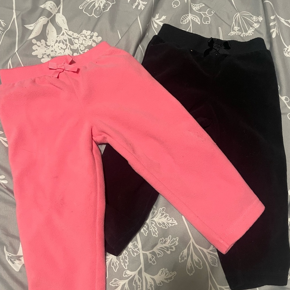 Simple Joys - Baby Girl 12M Fleece Leggings Pants